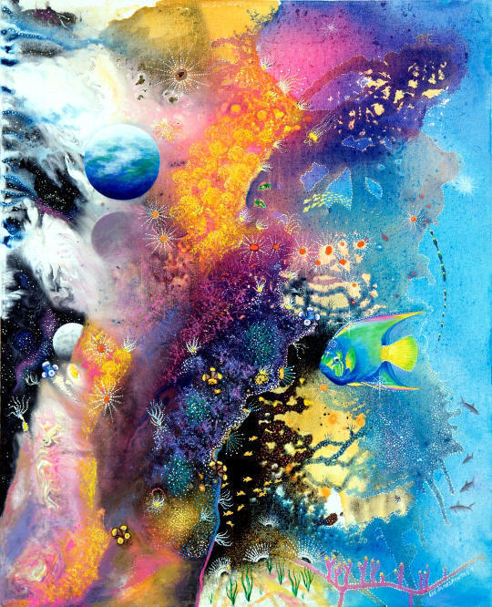 Queen of the Reef by Lee James Pantas, Liza's Reef, coral reef art