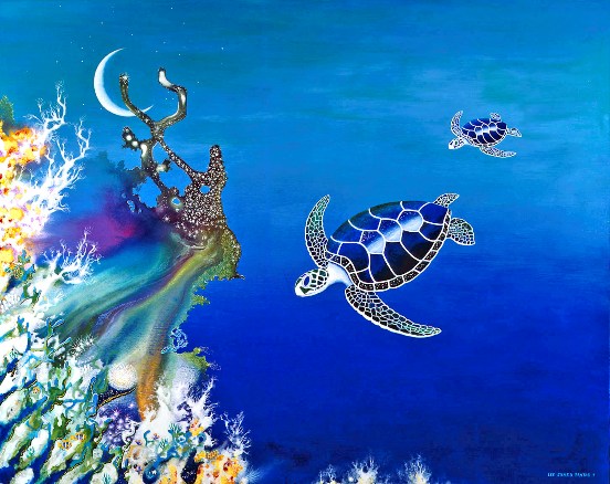 The Twin Turtles of Oceania, by Lee James Pantas
