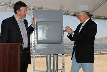 Ken Salazar, on the right